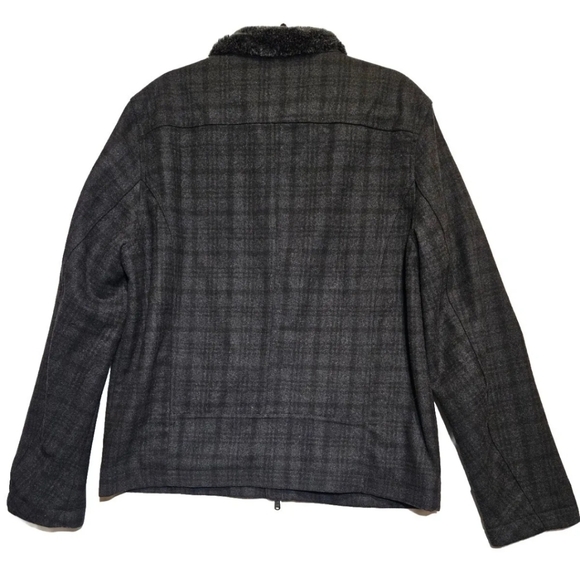 Marc Anthony Men’s Wool Plaid Jacket Coat XL - Picture 9 of 16